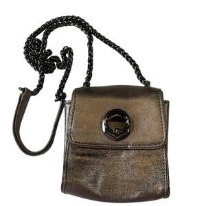 Vince Camuto women's small, gun metal crossbody bag.